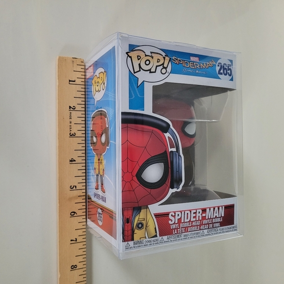 FUNKO POP X MARVEL Spider-Man Homecoming  Yellow Blazer Vinyl Figure #265 - Picture 8 of 13